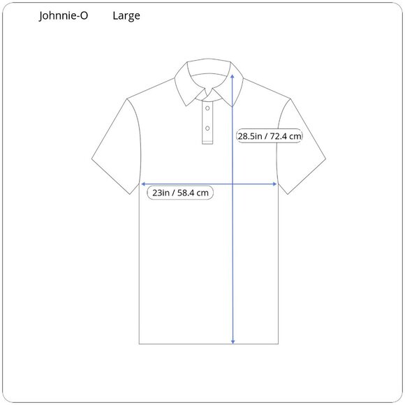 Johnnie - O Mens Large Golf Polo Shirt Hangin Out Striped Soft Short Sleeve - Picture 3 of 7
